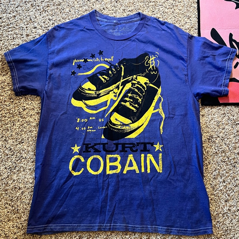 Kurt Cobain Graphic T-Shirt L